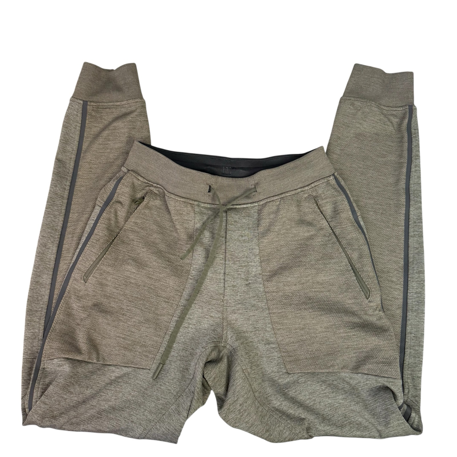 Lululemon Pants Textured Tech Jogger Men's Xs Green Work Out Pants
